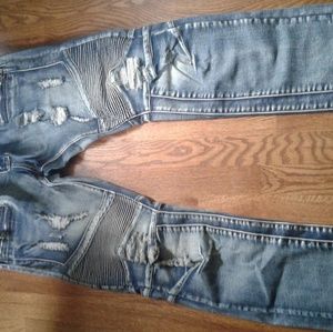 Men's embroidered Balmain jeans size 34
